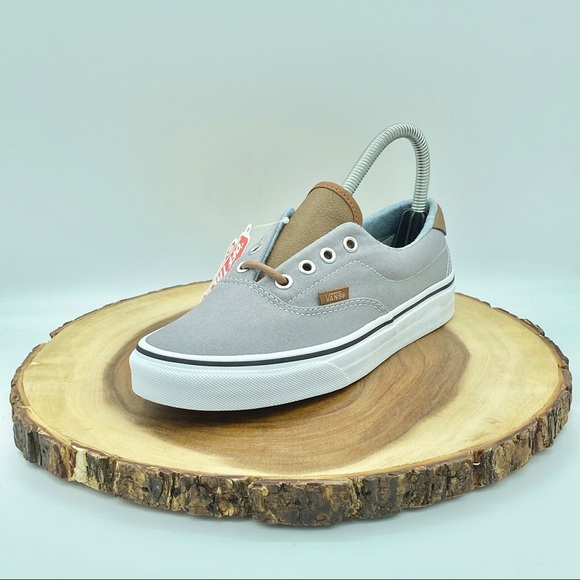 VANS ERA 59 Canvas & Leather Frost Gray/Acid Denim - Picture 3 of 15